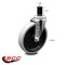 Service Caster 5 Inch Thermoplastic Rubber Wheel 1-1/2 Inch Expanding Stem Caster SCC SCC-EX05S510-TPRS-112 - alternate 1